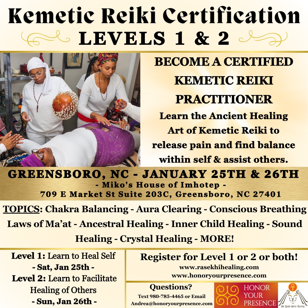 Kemetic Reiki Certification Class