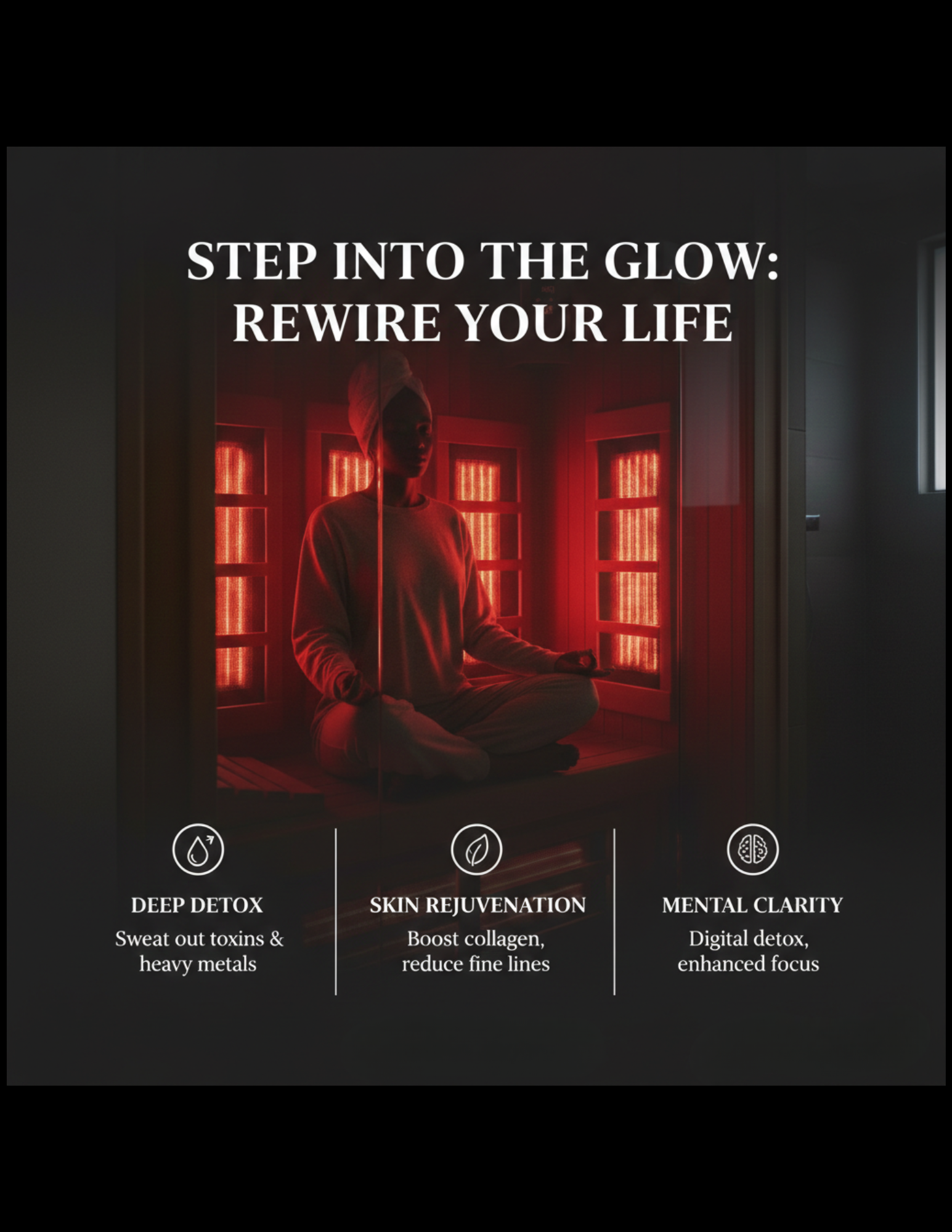 Inside Infrared Sauna